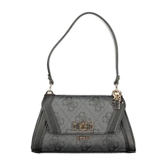 Guess Jeans Nero Poliuretano Women Shoulder Women's Bag